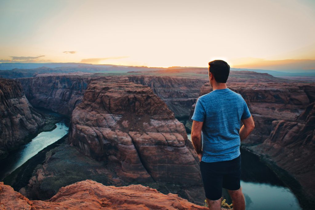 Zonsondergang Horseshoe Bend 