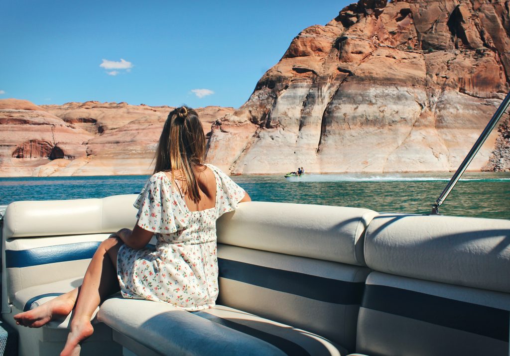 Lake Powell boat trip Page Arizona