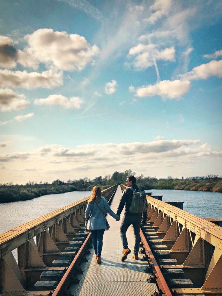 Spoorwegbrug in de Moerputten Den Bosch