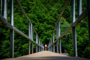 Wandelbrug over de Ourthe