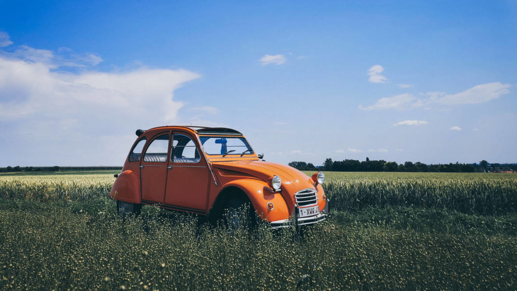 Met een Citroën 2pk door Haspengouw