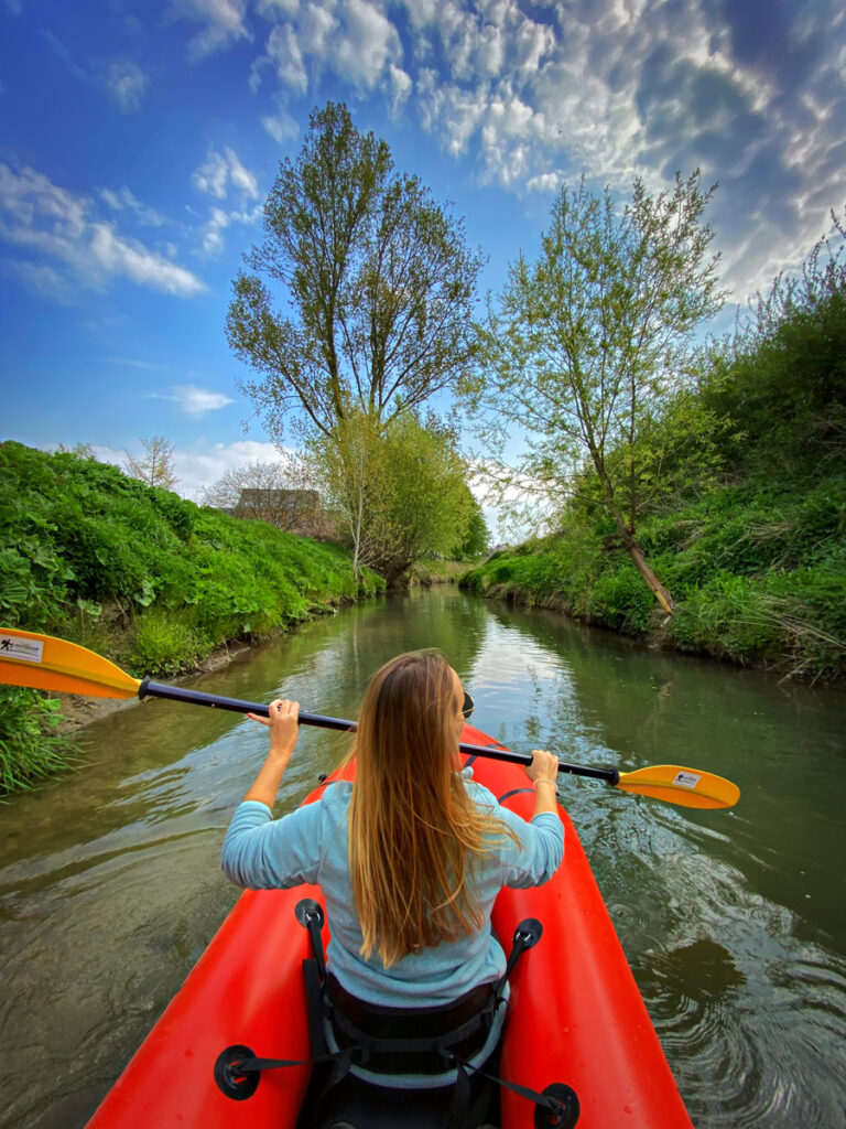 Packrafting op de Kleine Gete