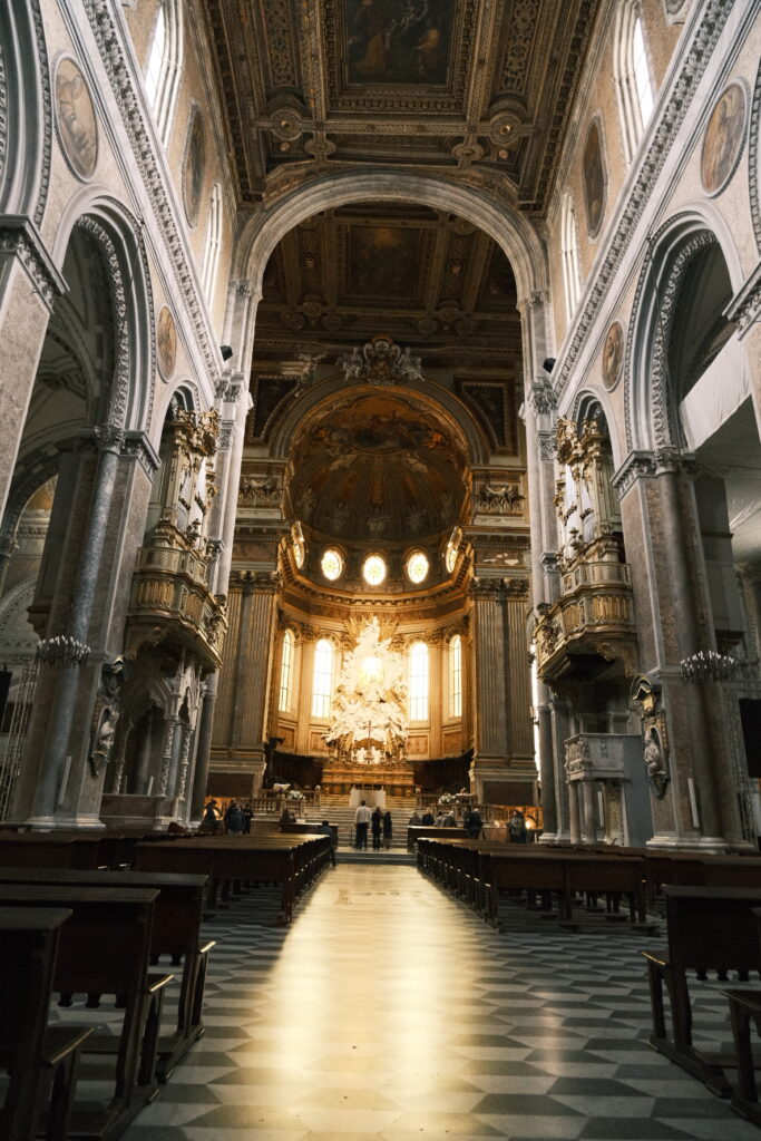 Interior of the Duomo di Napoli