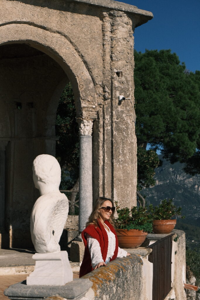 Enjoying the Amalfi views in Ravello