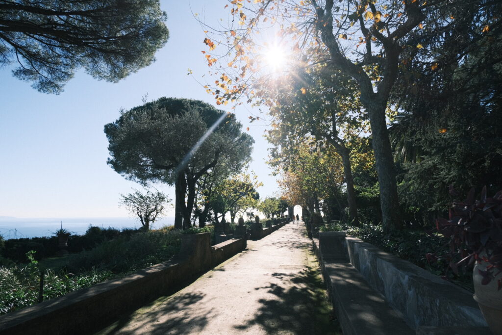 The gardens of Villa Cimbrone in Ravello