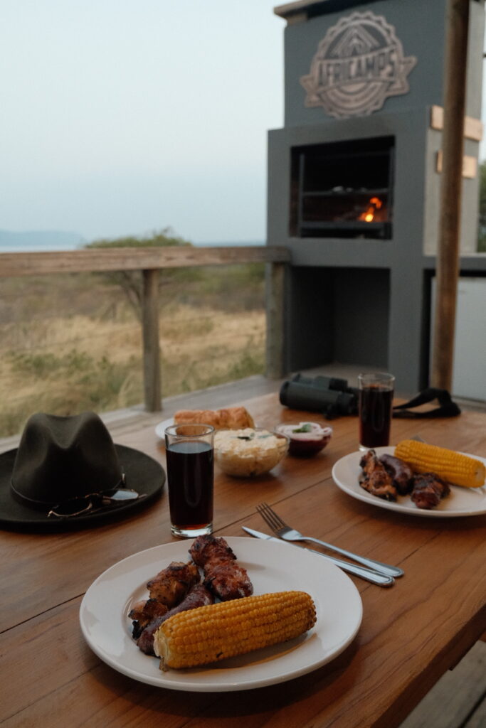 Glamping South Africa with braai